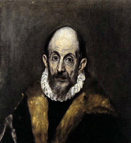 GRECO, El Portrait of a Man oil painting image